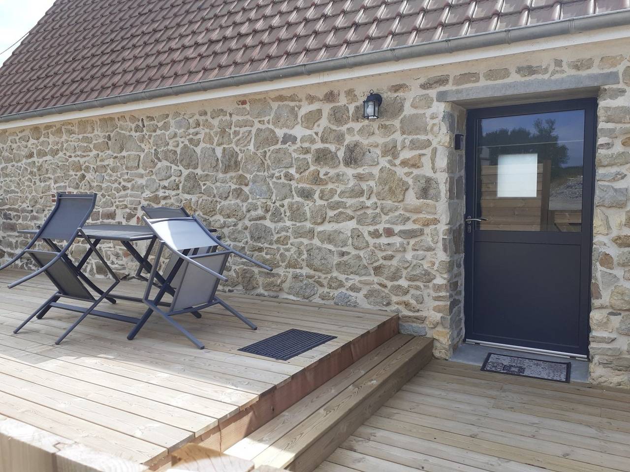 Vue extérieure du Gîte L'Acauriette