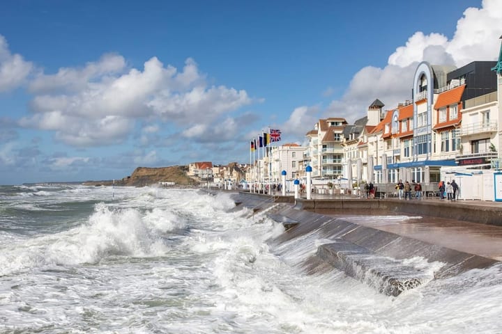 Villas Belle Époque sur la digue de Wimereux